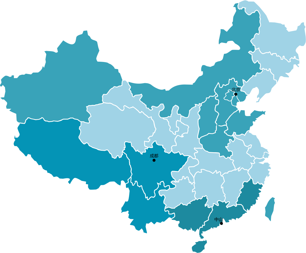 业务机构-地图